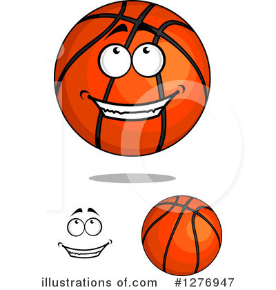 Royalty-Free (RF) Basketball Clipart Illustration by Vector Tradition SM - Stock Sample #1276947
