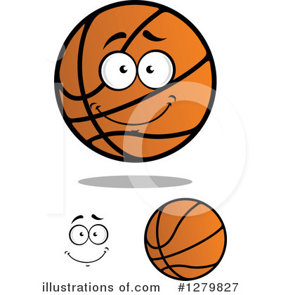 Royalty-Free (RF) Basketball Clipart Illustration by Vector Tradition SM - Stock Sample #1279827