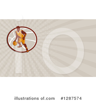 Royalty-Free (RF) Basketball Clipart Illustration by patrimonio - Stock Sample #1287574