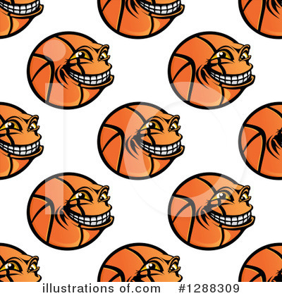 Royalty-Free (RF) Basketball Clipart Illustration by Vector Tradition SM - Stock Sample #1288309
