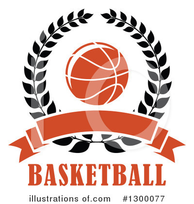 Royalty-Free (RF) Basketball Clipart Illustration by Vector Tradition SM - Stock Sample #1300077