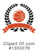 Basketball Clipart #1300078 by Vector Tradition SM