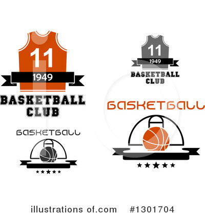 Royalty-Free (RF) Basketball Clipart Illustration by Vector Tradition SM - Stock Sample #1301704