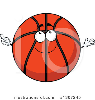 Royalty-Free (RF) Basketball Clipart Illustration by Vector Tradition SM - Stock Sample #1307245
