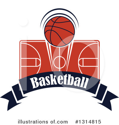 Royalty-Free (RF) Basketball Clipart Illustration by Vector Tradition SM - Stock Sample #1314815