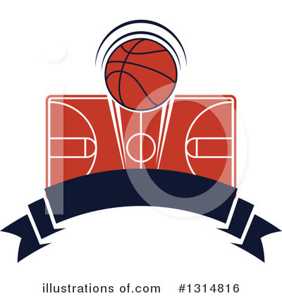 Royalty-Free (RF) Basketball Clipart Illustration by Vector Tradition SM - Stock Sample #1314816