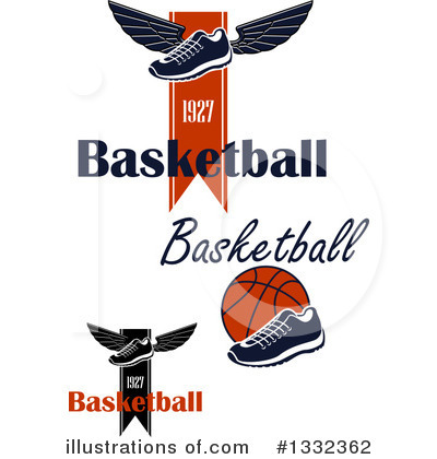 Royalty-Free (RF) Basketball Clipart Illustration by Vector Tradition SM - Stock Sample #1332362