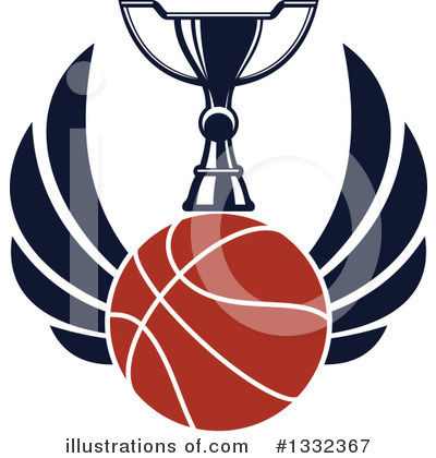 Royalty-Free (RF) Basketball Clipart Illustration by Vector Tradition SM - Stock Sample #1332367