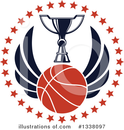 Royalty-Free (RF) Basketball Clipart Illustration by Vector Tradition SM - Stock Sample #1338097