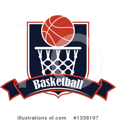 Royalty-Free (RF) Basketball Clipart Illustration by Vector Tradition SM - Stock Sample #1338107