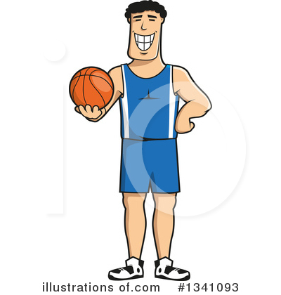 Royalty-Free (RF) Basketball Clipart Illustration by Vector Tradition SM - Stock Sample #1341093