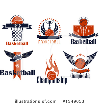 Royalty-Free (RF) Basketball Clipart Illustration by Vector Tradition SM - Stock Sample #1349653