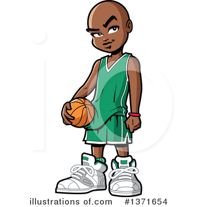 Basketball Player Clipart #1371654 by Clip Art Mascots