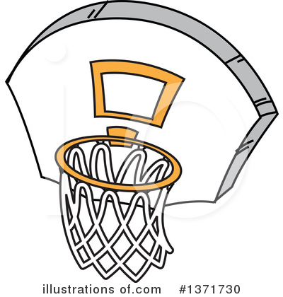 Royalty-Free (RF) Basketball Clipart Illustration by Clip Art Mascots - Stock Sample #1371730