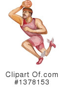 Basketball Clipart #1378153 by patrimonio