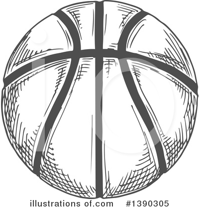 Royalty-Free (RF) Basketball Clipart Illustration by Vector Tradition SM - Stock Sample #1390305