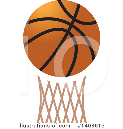 Royalty-Free (RF) Basketball Clipart Illustration by Lal Perera - Stock Sample #1408615