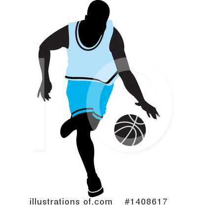 Royalty-Free (RF) Basketball Clipart Illustration by Lal Perera - Stock Sample #1408617