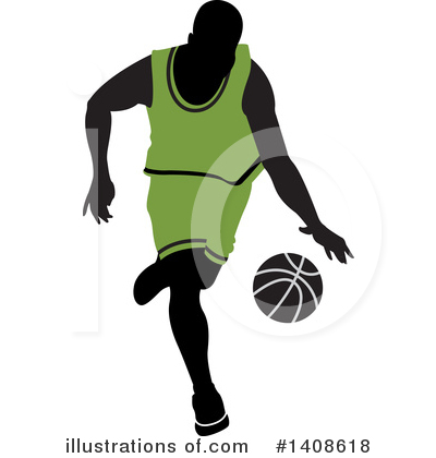 Basketball Clipart #1408618 by Lal Perera