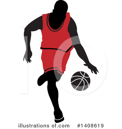 Royalty-Free (RF) Basketball Clipart Illustration by Lal Perera - Stock Sample #1408619