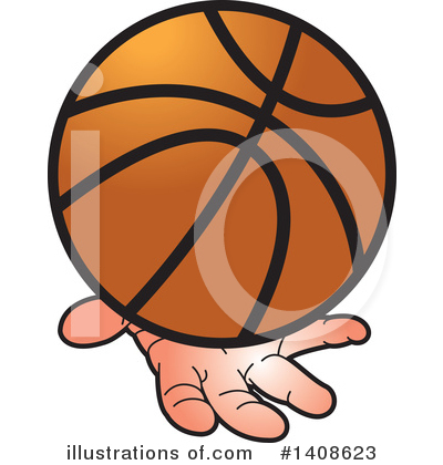 Royalty-Free (RF) Basketball Clipart Illustration by Lal Perera - Stock Sample #1408623