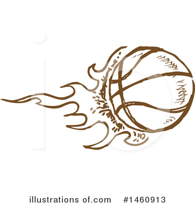 Basketball Clipart #1460913 by Domenico Condello