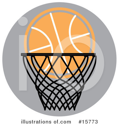 Royalty-Free (RF) Basketball Clipart Illustration by Andy Nortnik - Stock Sample #15773