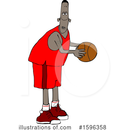 Royalty-Free (RF) Basketball Clipart Illustration by djart - Stock Sample #1596358