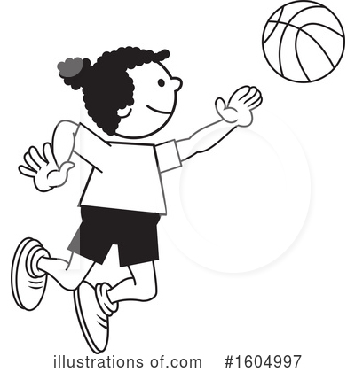 Royalty-Free (RF) Basketball Clipart Illustration by Johnny Sajem - Stock Sample #1604997