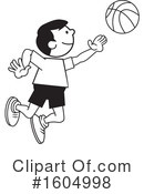 Basketball Clipart #1604998 by Johnny Sajem