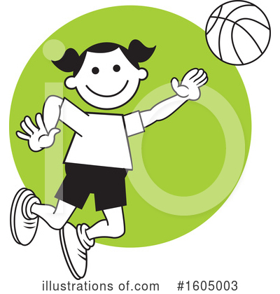 Royalty-Free (RF) Basketball Clipart Illustration by Johnny Sajem - Stock Sample #1605003