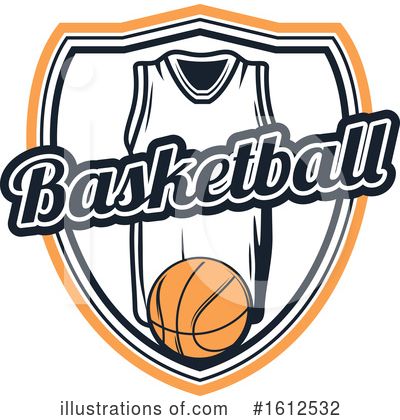 Royalty-Free (RF) Basketball Clipart Illustration by Vector Tradition SM - Stock Sample #1612532