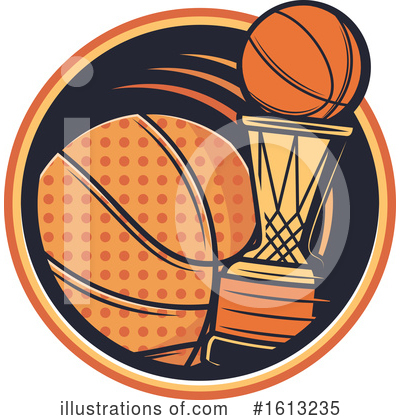 Royalty-Free (RF) Basketball Clipart Illustration by Vector Tradition SM - Stock Sample #1613235