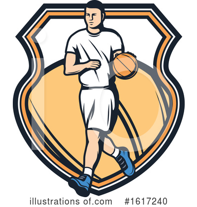 Royalty-Free (RF) Basketball Clipart Illustration by Vector Tradition SM - Stock Sample #1617240