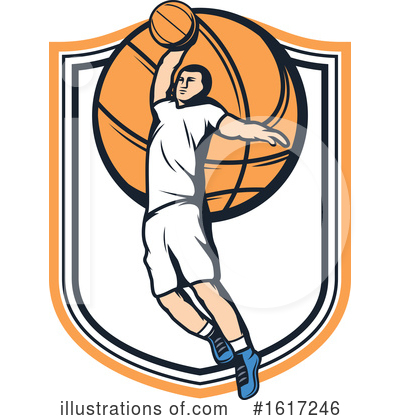 Royalty-Free (RF) Basketball Clipart Illustration by Vector Tradition SM - Stock Sample #1617246