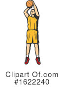 Basketball Clipart #1622240 by Vector Tradition SM