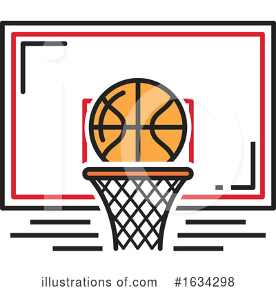 Royalty-Free (RF) Basketball Clipart Illustration by Vector Tradition SM - Stock Sample #1634298