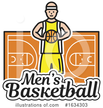 Royalty-Free (RF) Basketball Clipart Illustration by Vector Tradition SM - Stock Sample #1634303