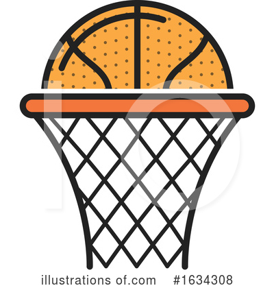 Royalty-Free (RF) Basketball Clipart Illustration by Vector Tradition SM - Stock Sample #1634308