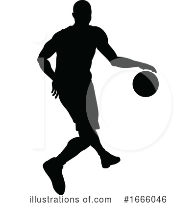 Basketball Player Clipart #1666046 by AtStockIllustration