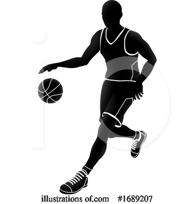 Royalty-Free (RF) Basketball Clipart Illustration by AtStockIllustration - Stock Sample #1689207