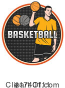 Basketball Clipart #1740111 by Vector Tradition SM