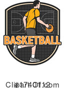 Basketball Clipart #1740112 by Vector Tradition SM
