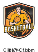 Basketball Clipart #1740114 by Vector Tradition SM
