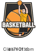 Basketball Clipart #1740116 by Vector Tradition SM