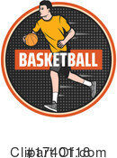 Basketball Clipart #1740118 by Vector Tradition SM