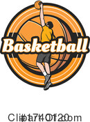 Basketball Clipart #1740120 by Vector Tradition SM