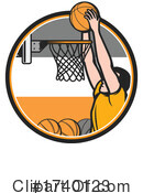 Basketball Clipart #1740123 by Vector Tradition SM