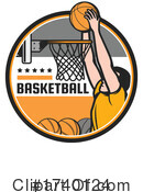 Basketball Clipart #1740124 by Vector Tradition SM