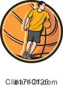 Basketball Clipart #1740126 by Vector Tradition SM